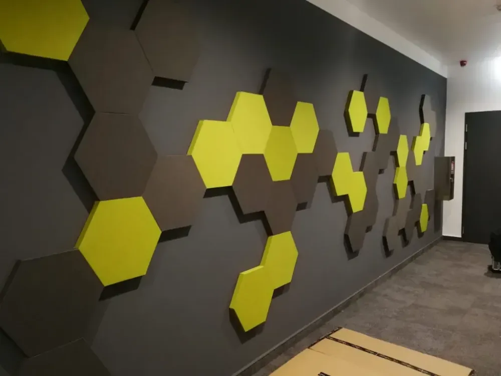 Akustyka z panelami BEELIVE w biurze LIDL w Zagrzebiu