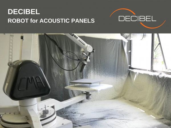 DECIBEL wprowadza robota karuzelowego do produkcji paneli akustycznych