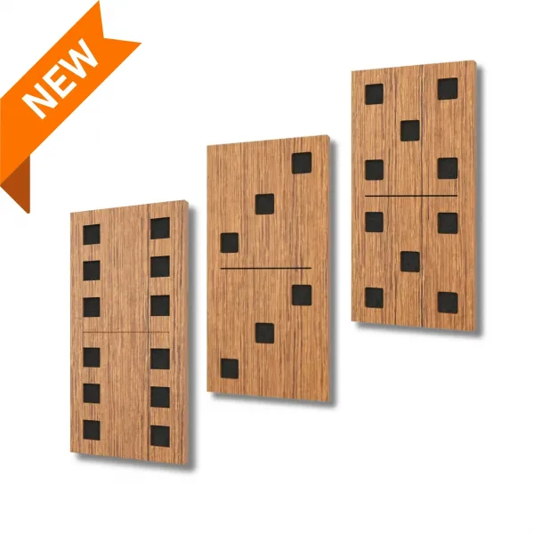 DOMINO™ - Panel akustyczny z drewna i tkaniny