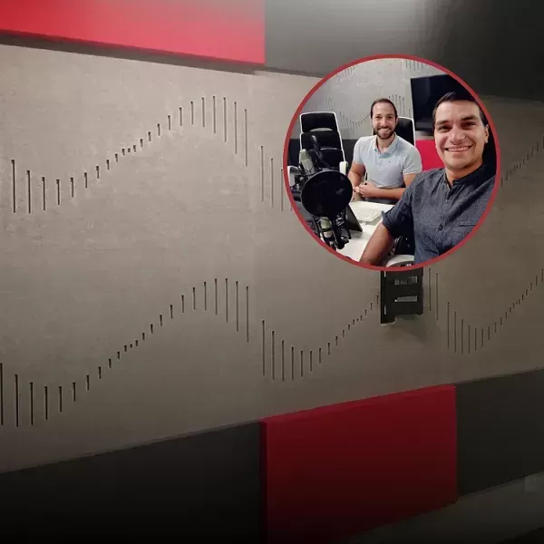 Montaż paneli akustycznych w słynnym studiu radiowym