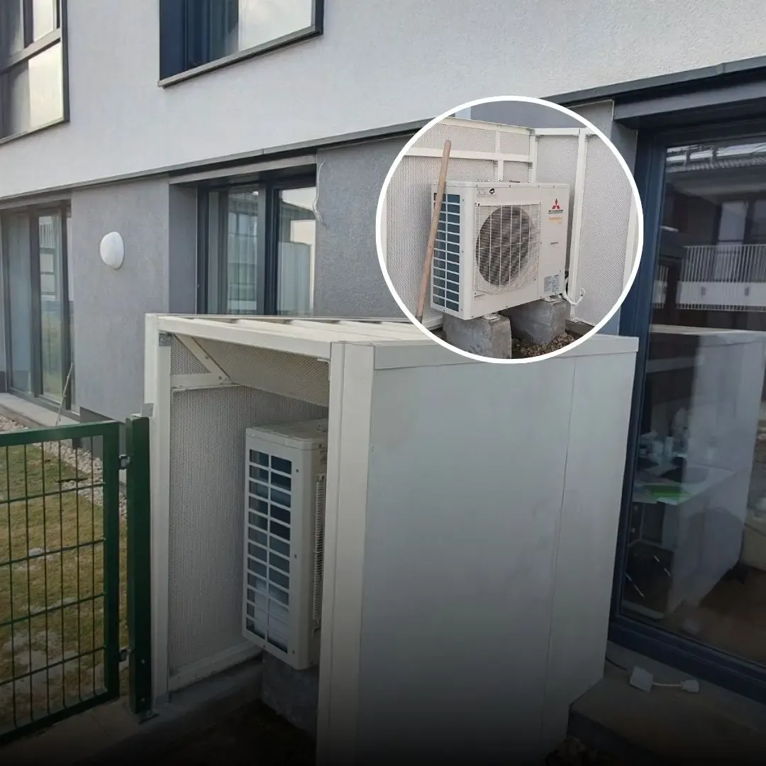 Wyciszenie zewnętrznej jednostki klimatyzacyjnej w Sofia Business Park