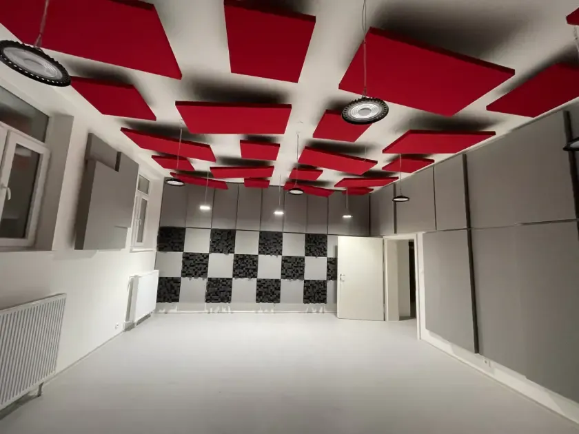 Redukcja echa w pomieszczeniach z instrumentami na VŠMU