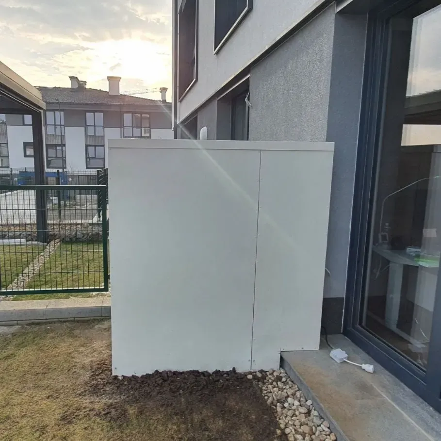 Wyciszenie zewnętrznej jednostki klimatyzacyjnej w Sofia Business Park