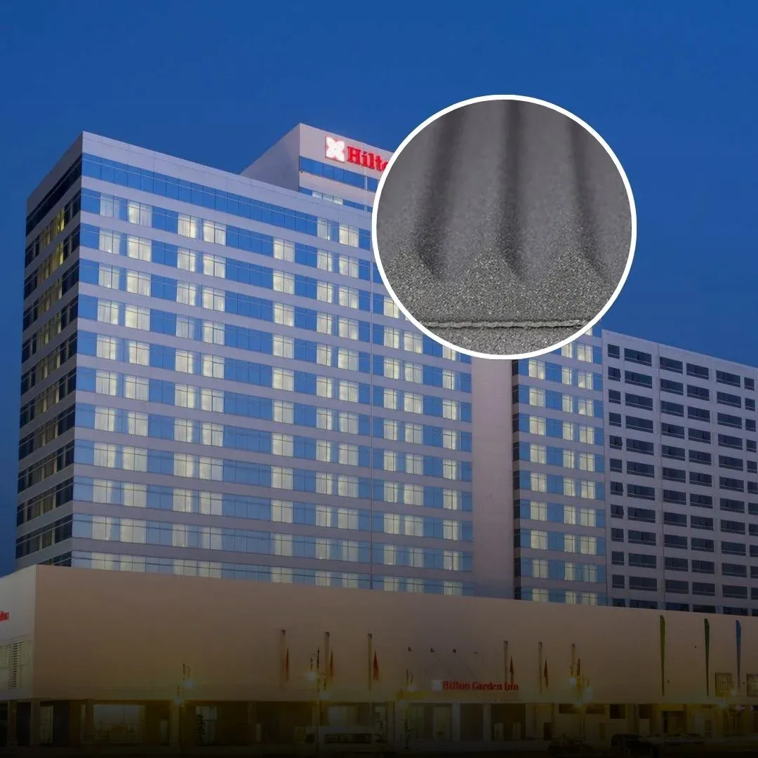 Redukcja hałasu w hotelu Hilton Tirana