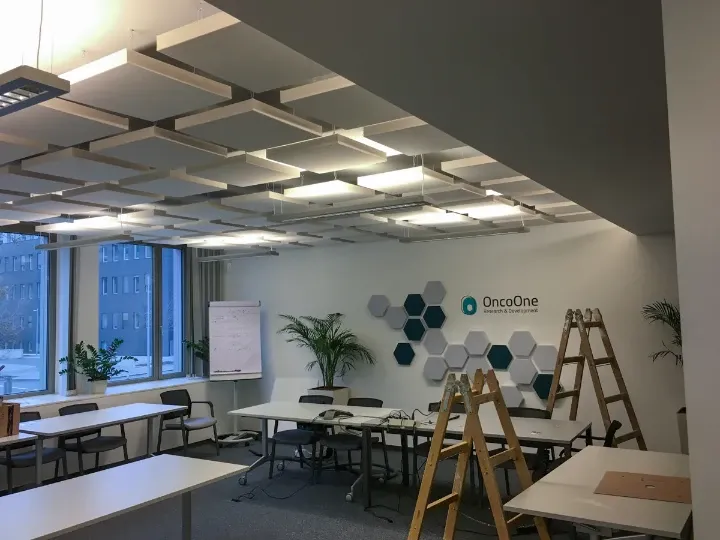Redukcja echa w salach konferencyjnych i biurach OncoOne