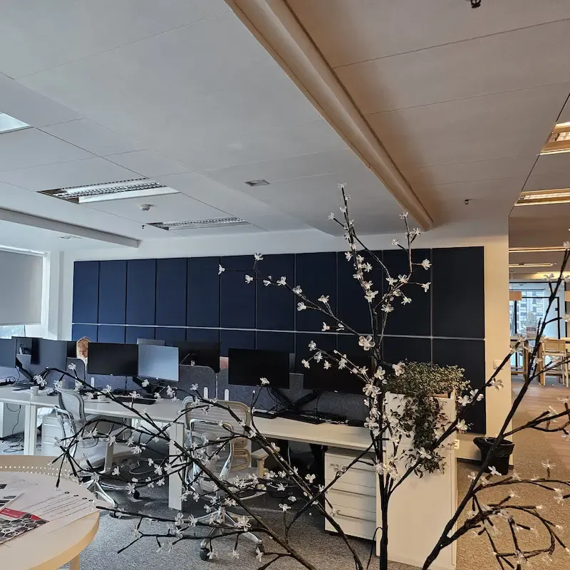 Adaptacja akustyczna biur Amadeus w budynku Vertigo