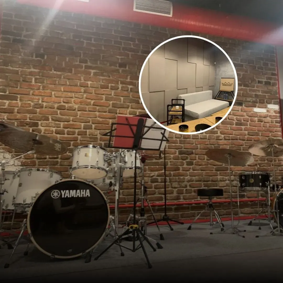 Prywatne studio na podwójną perkusję