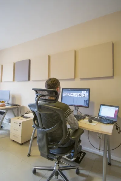 Zainstalowano panele ścienne z tkaniny akustycznej dla Documaster