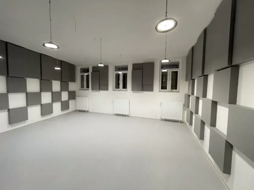 Redukcja echa w pomieszczeniach z instrumentami na VŠMU
