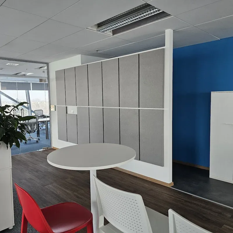 Adaptacja akustyczna biur Amadeus w budynku Vertigo