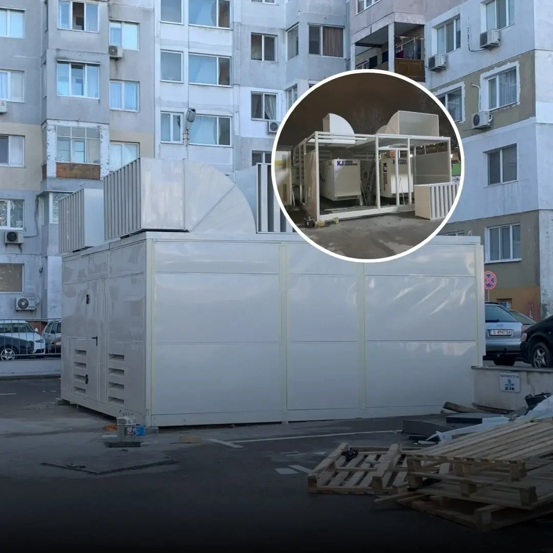 Wyciszanie generatorów Diesla dla oddziału banku w Warnie