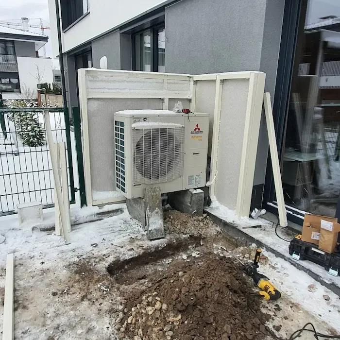 Wyciszenie zewnętrznej jednostki klimatyzacyjnej w Sofia Business Park